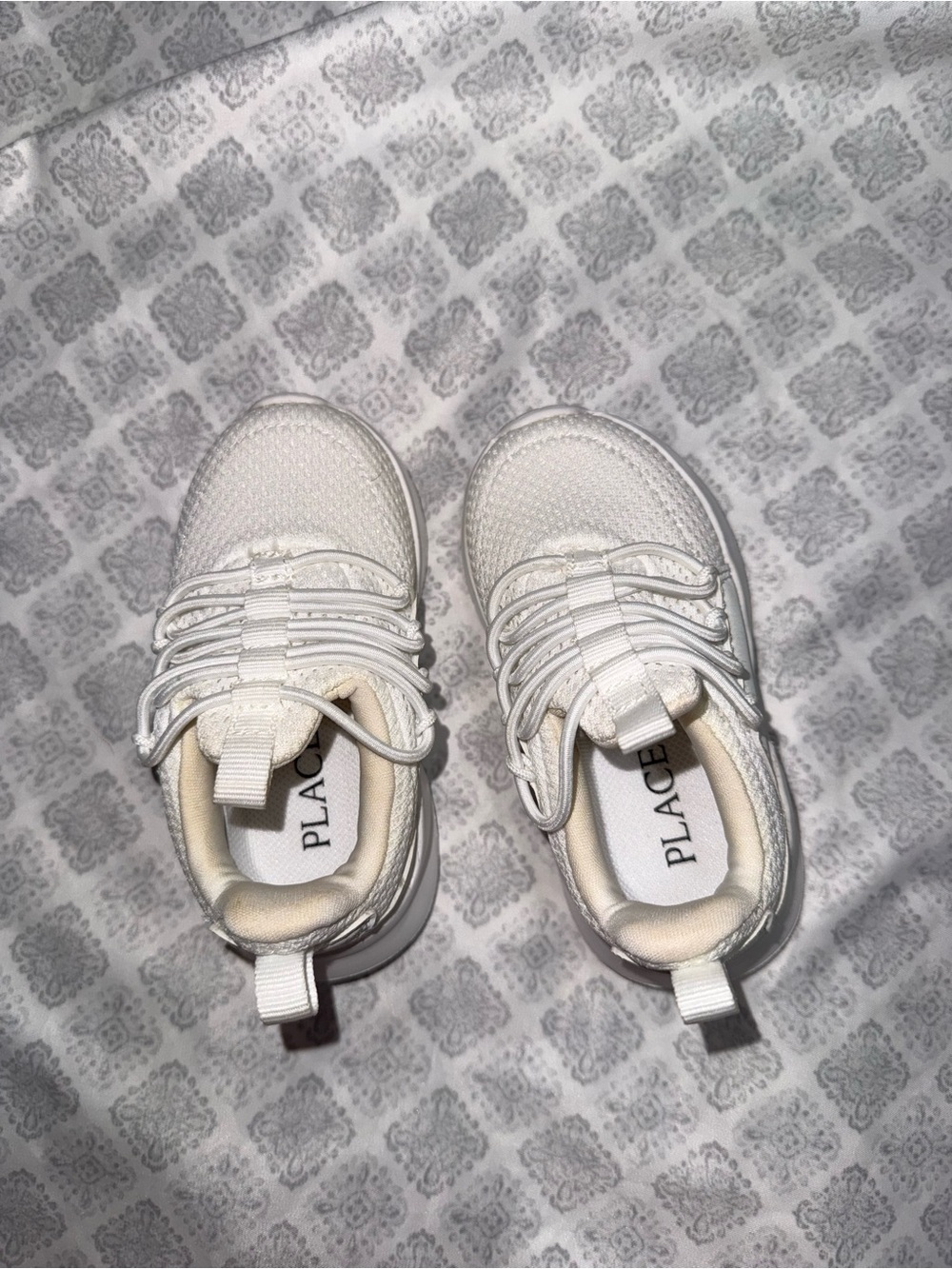 The Children's Place White Knit Kids Sneakers